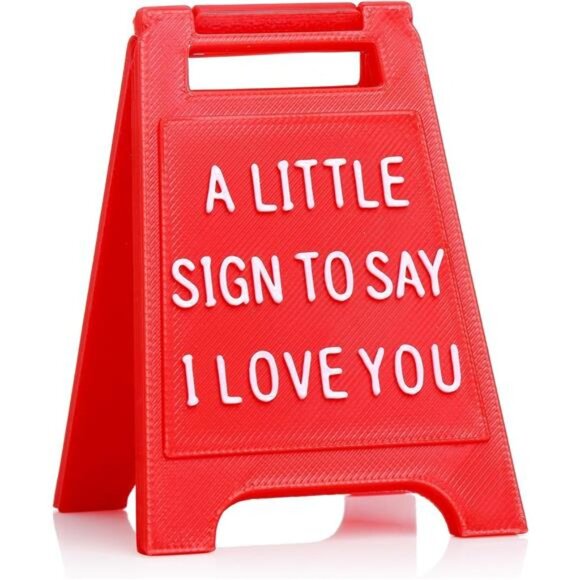 Other - Mini Sign Valentine's Decoration Anniversary Present - Romantic I Love You Sign